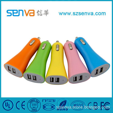 Wholesale USB Dual Car Charger with Factory Price (XH-CC-10W5V-02-AF-10)